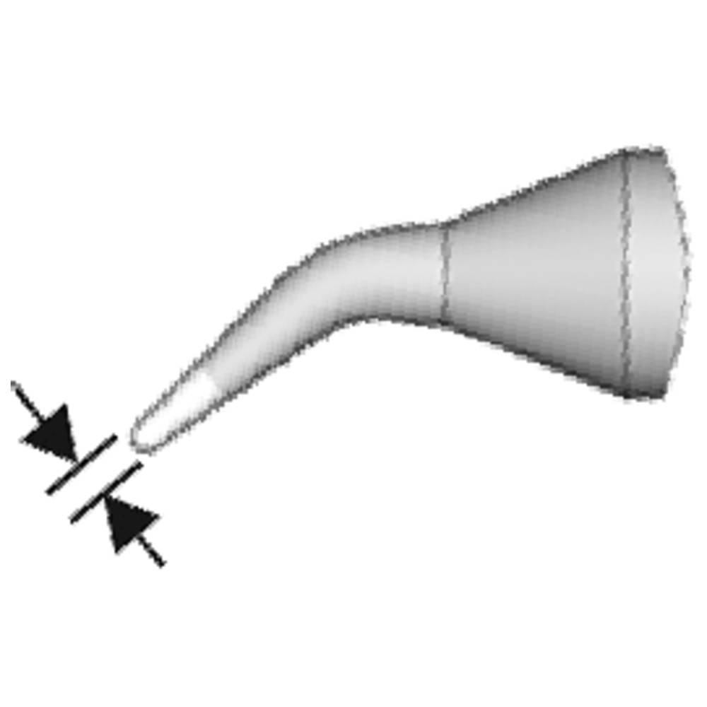 JBC Lötspitze Serie C130, Rundform, C130402/Ø 0,8 mm, gebogen