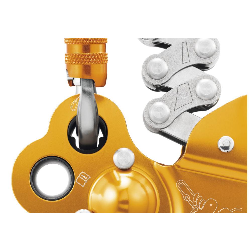 Petzl D022BA00 Zigzag Plus Descender Gelb