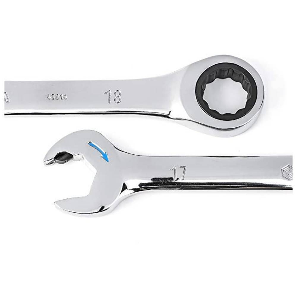 SATA Doppelratschen-Ringmaulschlüssel-Satz, 12-teilig