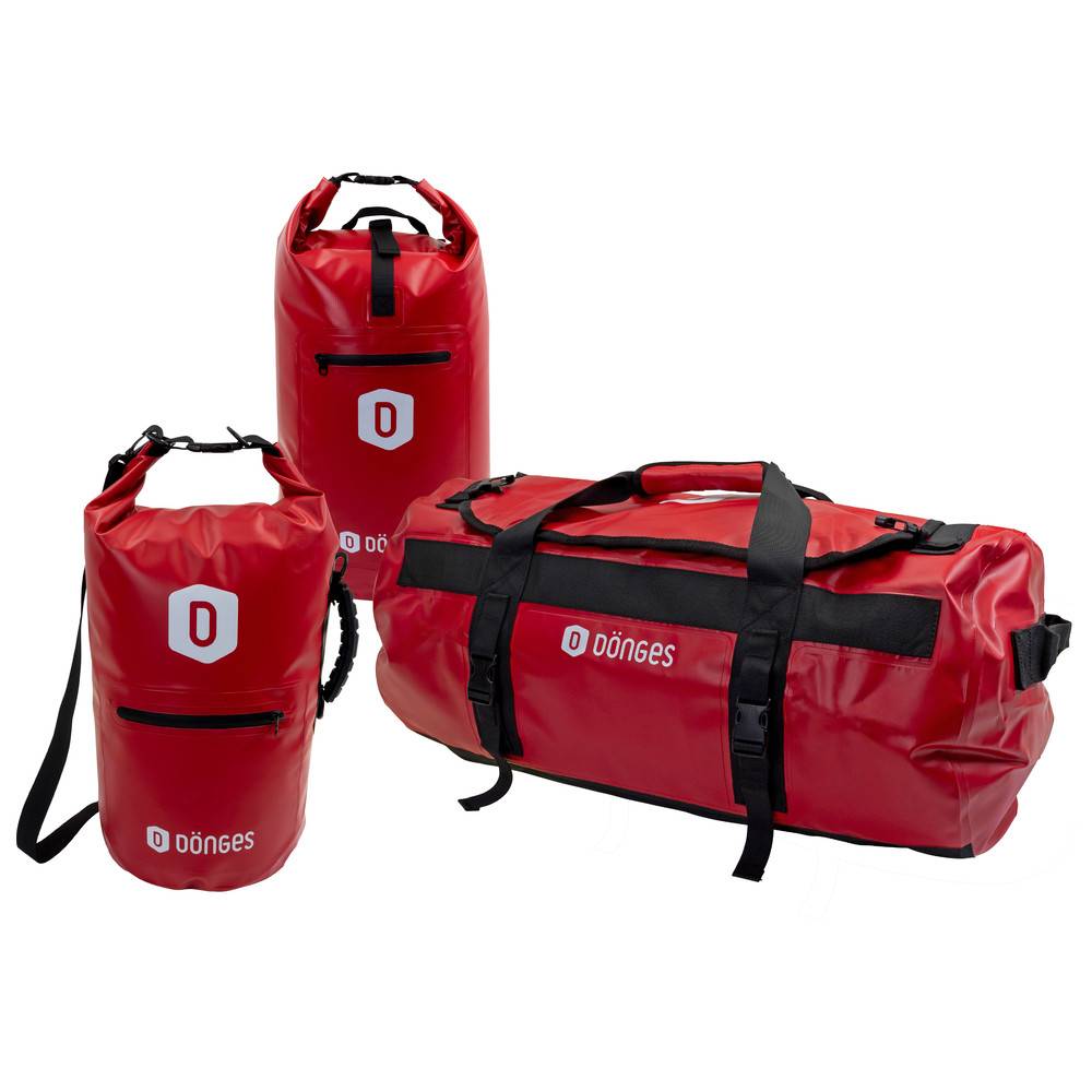Dönges Packsack Seal-D, wasserdicht, Rot 15L, 15 l