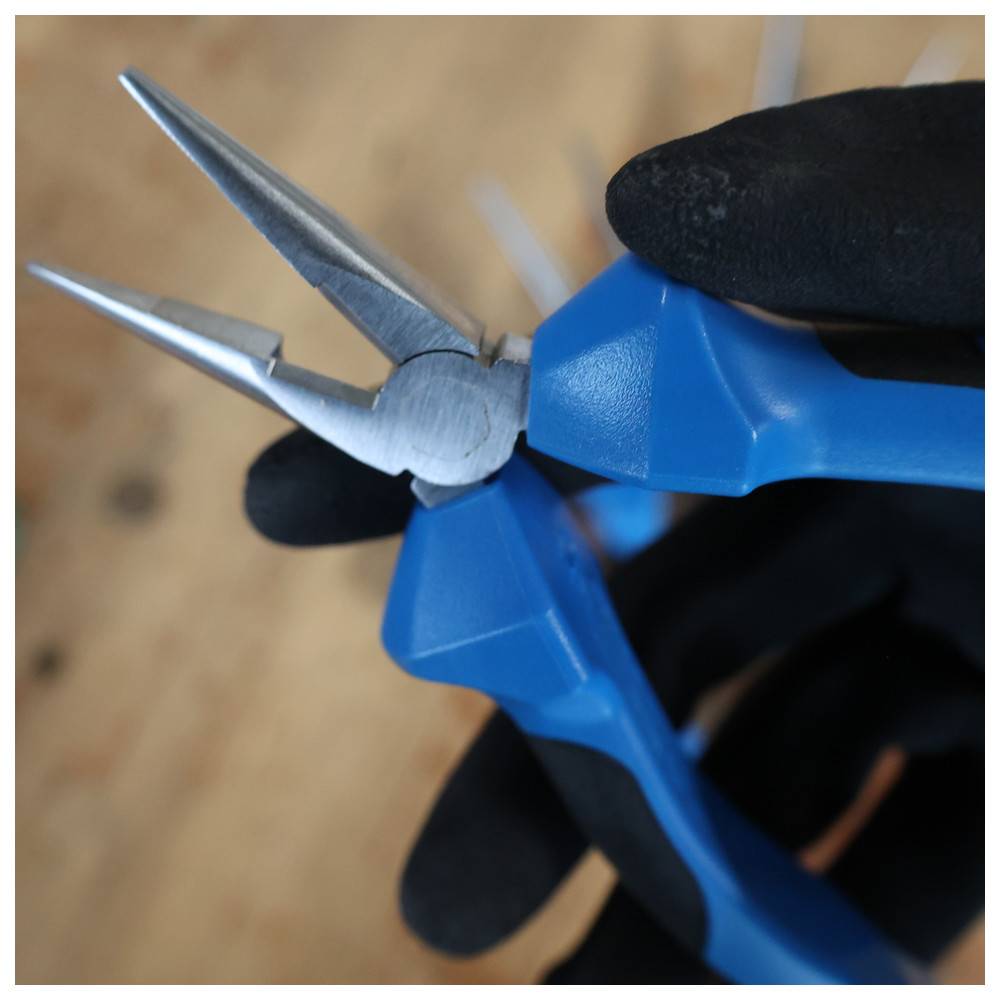 Dönges Flachrundzange, DIN ISO 5745, gerade, 160 mm