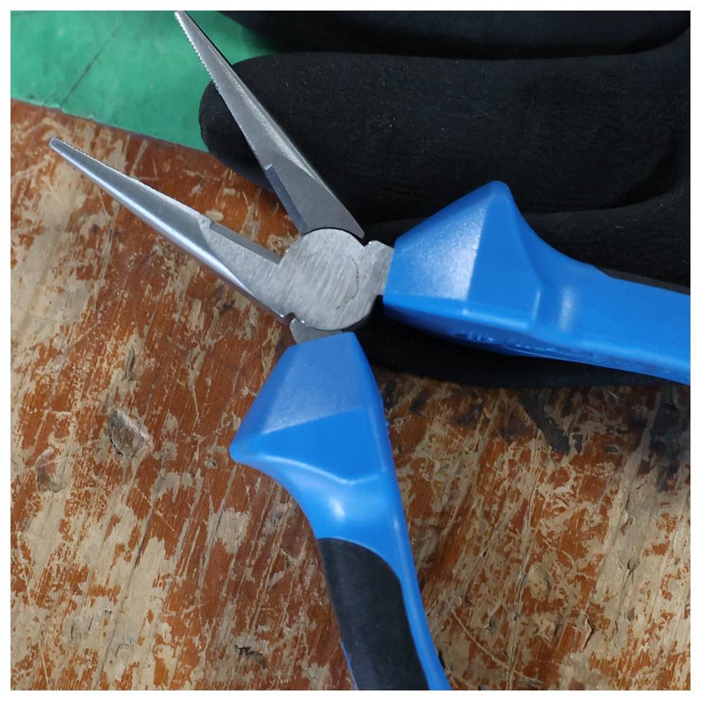 Dönges Flachrundzange, DIN ISO 5745, gerade, 160 mm