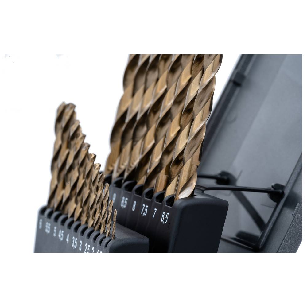 BAER Spiralbohrer-Satz Extrem, DIN 338, HSSE, 1-10 mm, 19-teilig
