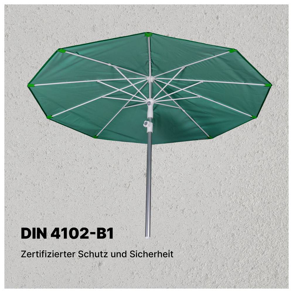 Dönges Arbeitsschirm, hellgrün, 200 cm