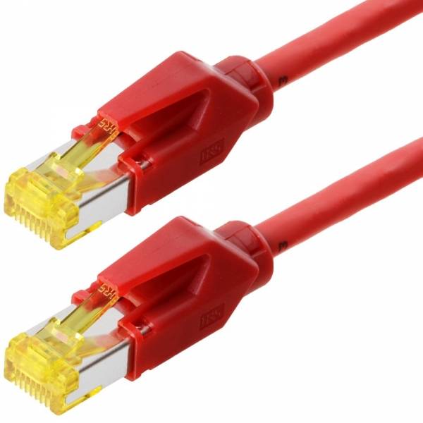 Tecline S/FTP Cat6A - 5m - 5 m - Cat6a - S/FTP (S-STP) - RJ-45 - RJ-45 - Rot