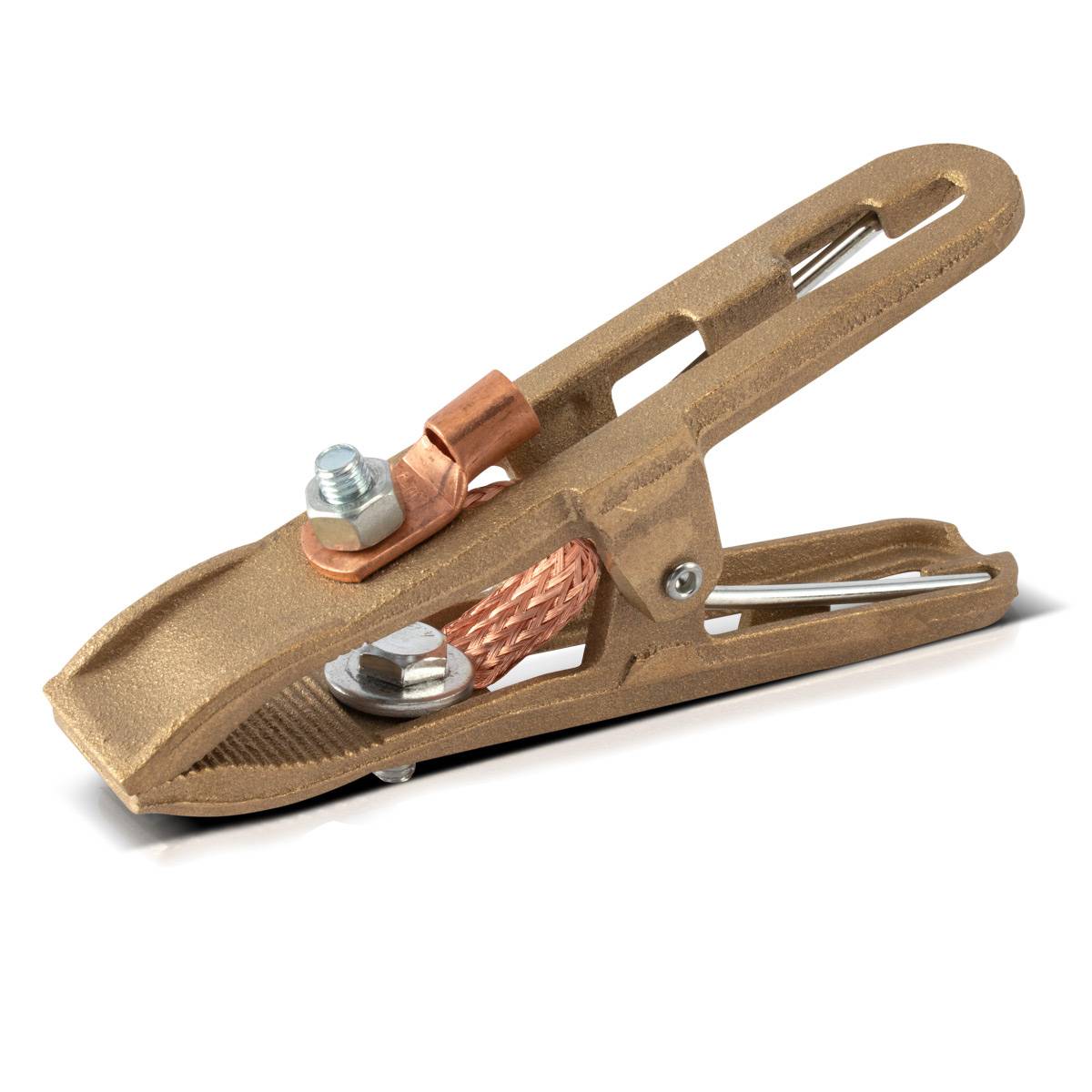 STAHLWERK Massezange Masseklemme Erdungsklemme bis 500A Vollmessing Schweißgerät