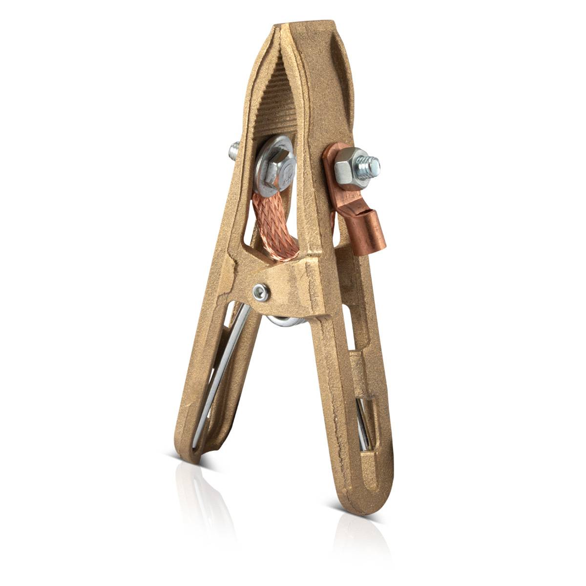 STAHLWERK Massezange Masseklemme Erdungsklemme bis 500A Vollmessing Schweißgerät