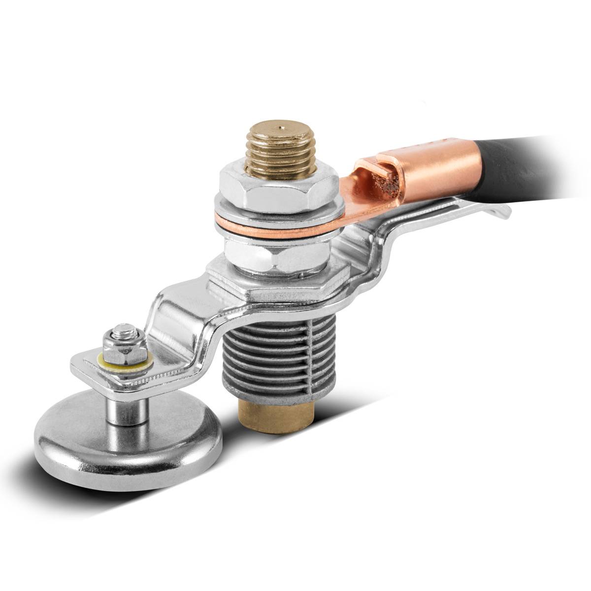 STAHLWERK Magnetische Masseklemme und Erdungsklemme EC-600 ST belastbar bis 600A