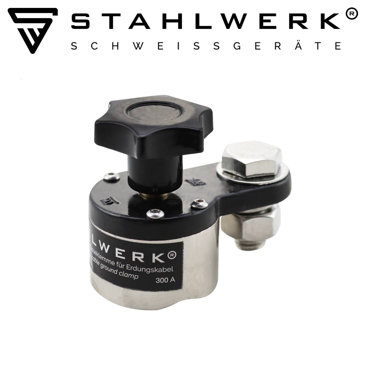 STAHLWERK Massemagnet bis 300A schaltbarer Massemagnet für Schweißkabel