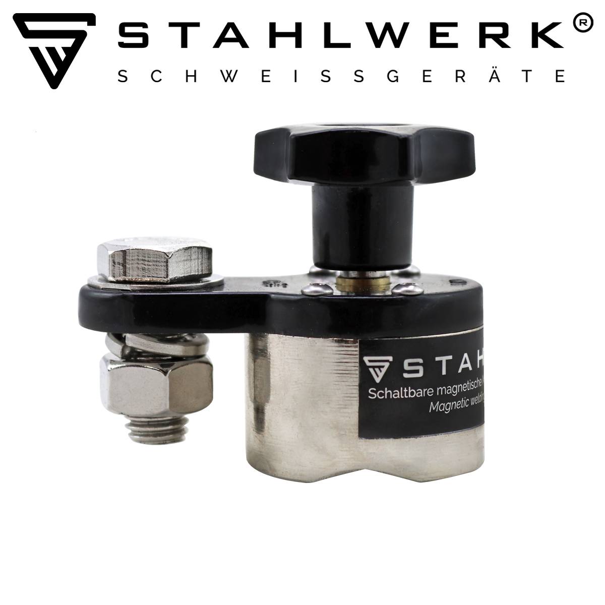 STAHLWERK Massemagnet bis 300A schaltbarer Massemagnet für Schweißkabel