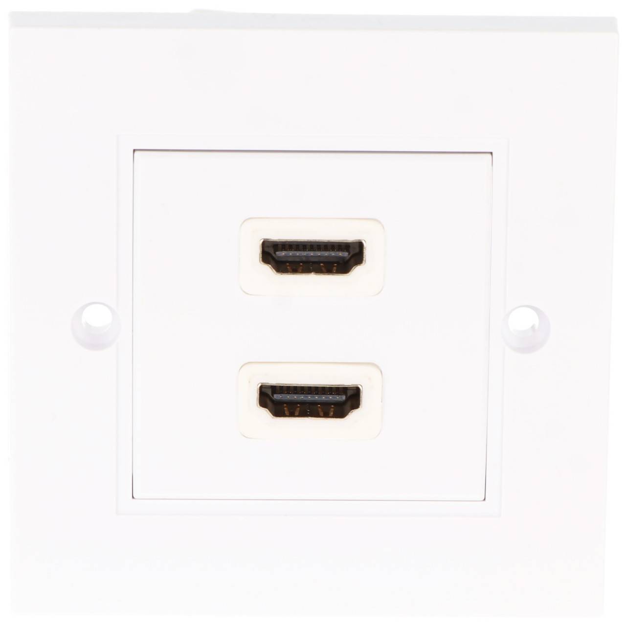 HDMI™-Wanddose 2x HDMI™-Buchse (Typ A) > 2x HDMI™-Buchse (Typ A) 86mm x 86mm