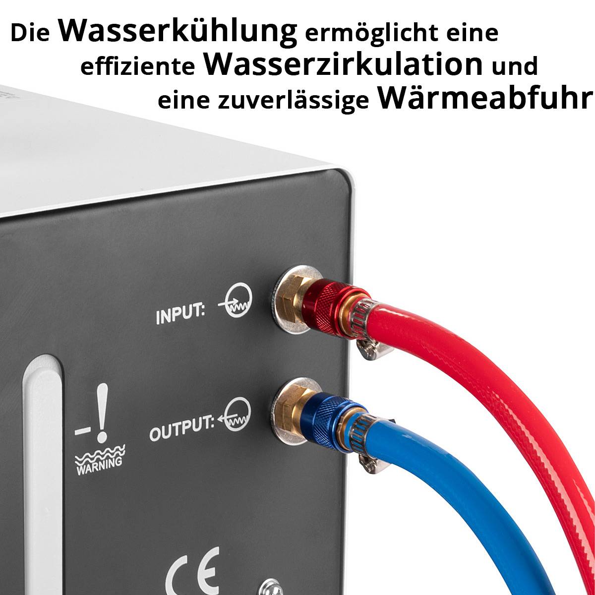 STAHLWERK Wasserkühler mit 370 W Leistung und 6 l Tank