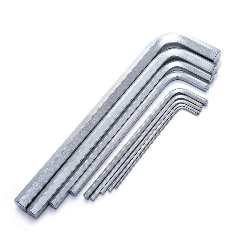 SATA ST09107ASJ Innensechskant-Winkelstiftschlüssel und Sechskantschlüssel-Set, 9-tlg, 1,5–10 mm