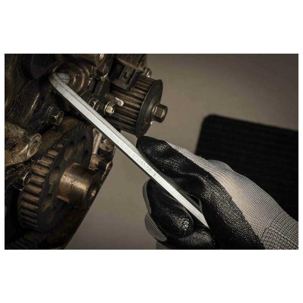 SATA ST09107ASJ Innensechskant-Winkelstiftschlüssel und Sechskantschlüssel-Set, 9-tlg, 1,5–10 mm