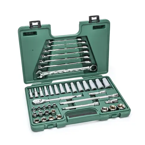 SATA Steckschlüssel-Satz, 3/8", mit Ratschen-Ringmaulschlüsseln, 42-teilig SATA Steckschlüssel-Satz, 3/8", mit Ratschen-Ringmaulschlüsseln, 42-teilig