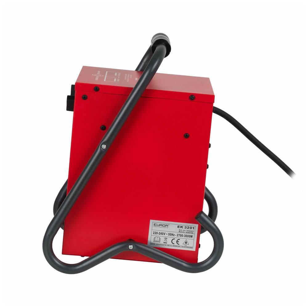 Elektroheizer 308,88 m³/h 1000/2000/3000 W 16 A EUROM