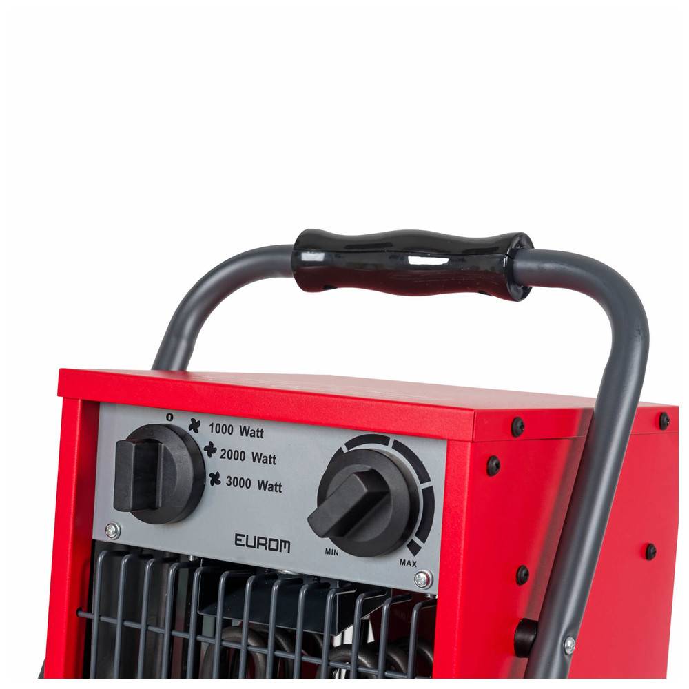 Elektroheizer 308,88 m³/h 1000/2000/3000 W 16 A EUROM
