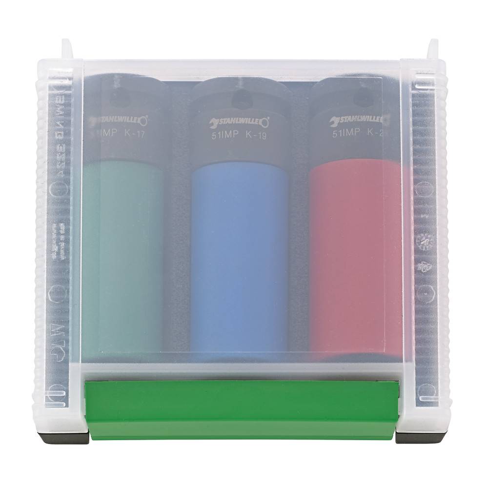 Stahlwille Steckschlüsseleinsätze IMPACT, 1/2", 3-teilig, 17-21 mm