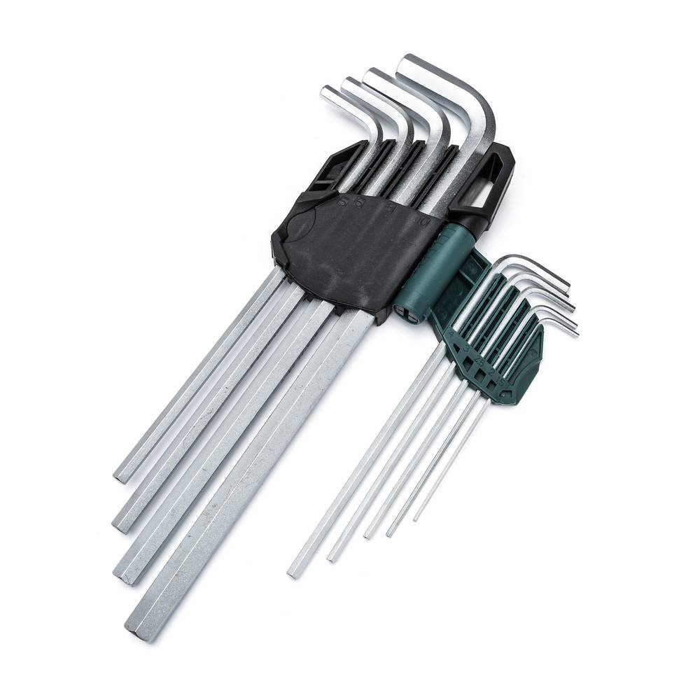 SATA Stiftschlüssel-Satz, extra lang, 9-teilig, 1,5-10 mm