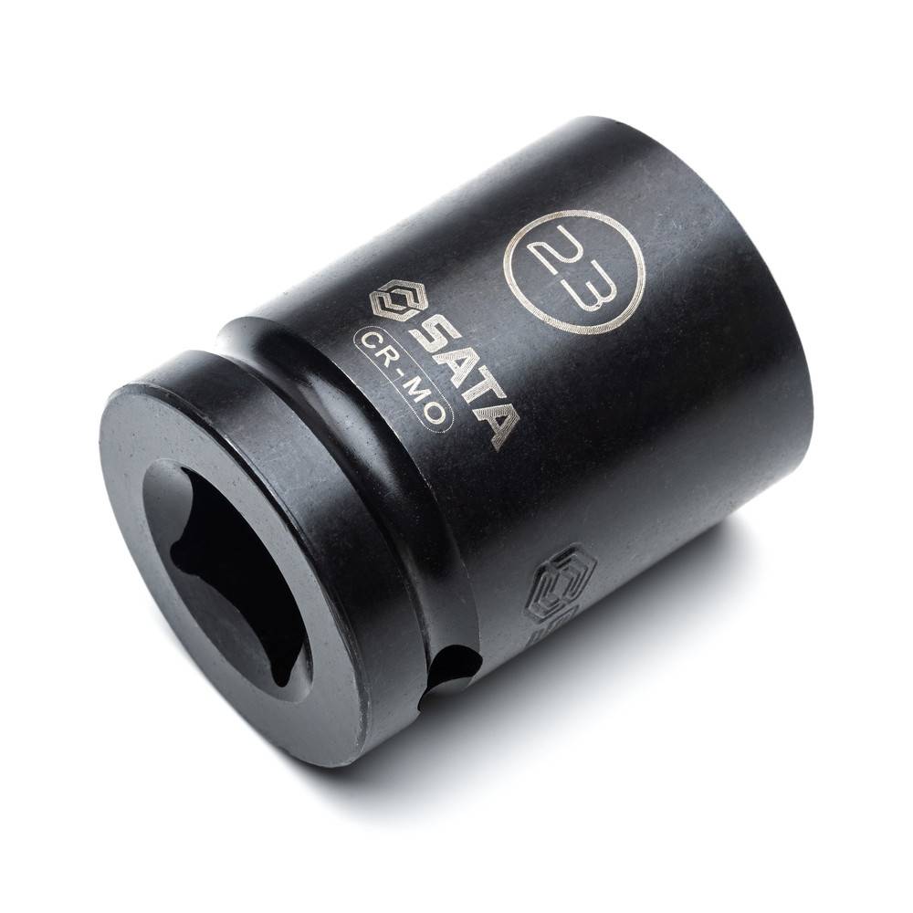 SATA Kraft-Steckschlüsseleinsätze, 1/2", dünnwandig, 14-teilig, 10-24 mm