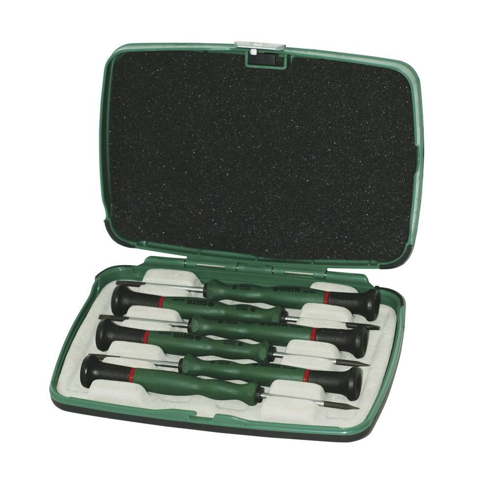 SATA Elektronik-Schraubendreher Satz 6-tlg. im Aufbewahrungskasten