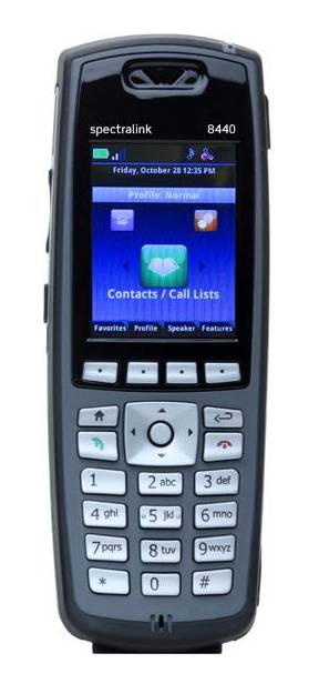 Spectralink 8440, Schwarz, LCD, 5,59 cm (2.2"), 240 x 320 Pixel, 65536 Farben, 8 h