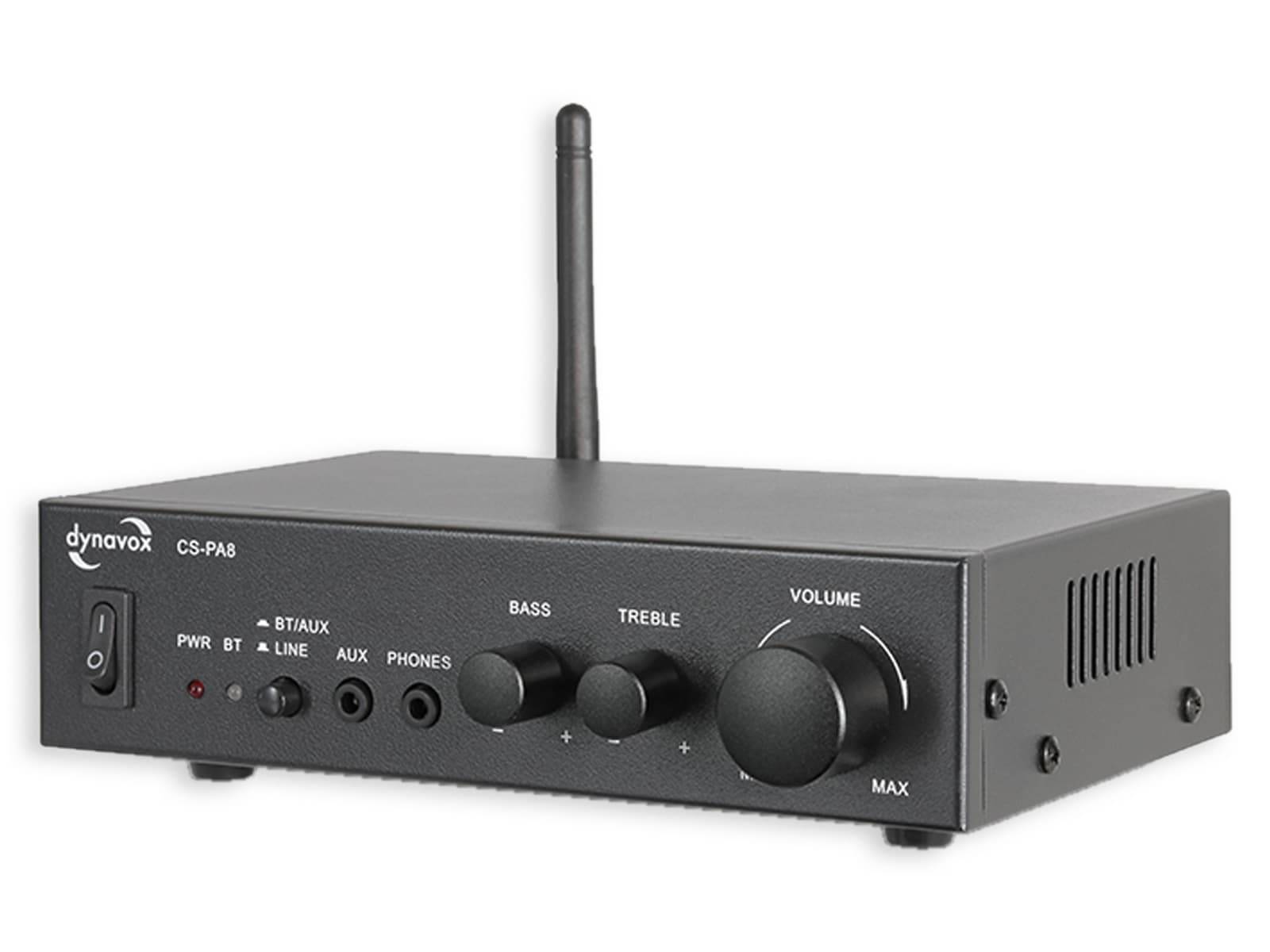 Digital Mini-Verstärker – 15W RMS, Bluetooth, HiFi, kompakt für PC & TV - Dynavox Digital Mini-Verstärker CS-PA8