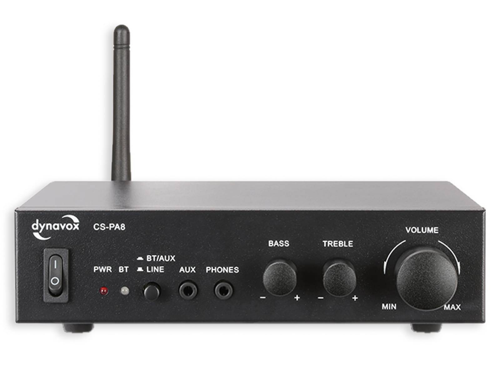 Digital Mini-Verstärker – 15W RMS, Bluetooth, HiFi, kompakt für PC & TV - Dynavox Digital Mini-Verstärker CS-PA8