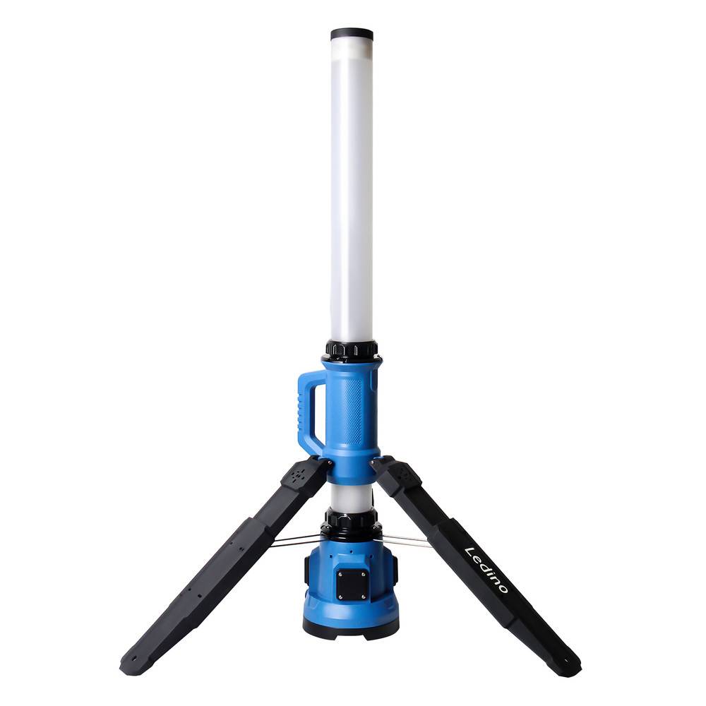 Ledino LED-Hybrid-Strahlersäule Rath, 360°, 40 W, 3.200 lm