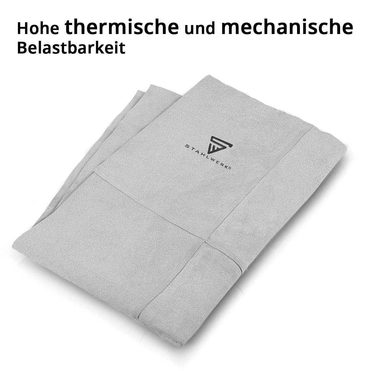 STAHLWERK Schweißerdecke Spritzschutzdecke Schweißermatte aus robustem Echtleder