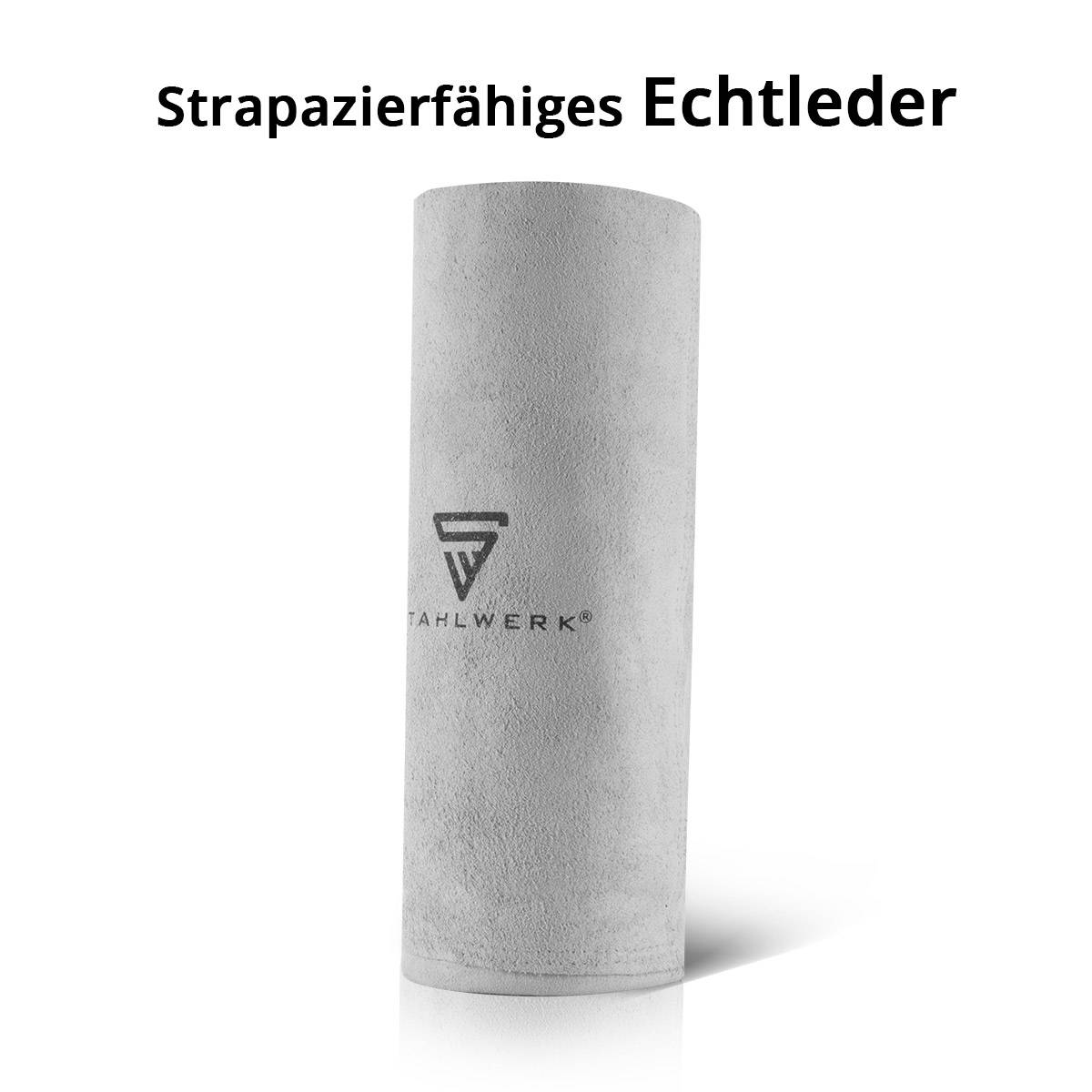 STAHLWERK Schweißerdecke Spritzschutzdecke Schweißermatte aus robustem Echtleder