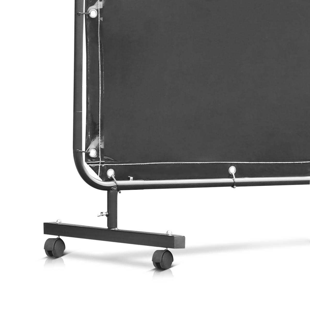 STAHLWERK Schweißerschutzwand UV-resistenter Schweißschutzvorhang 2,4m x 1,8m