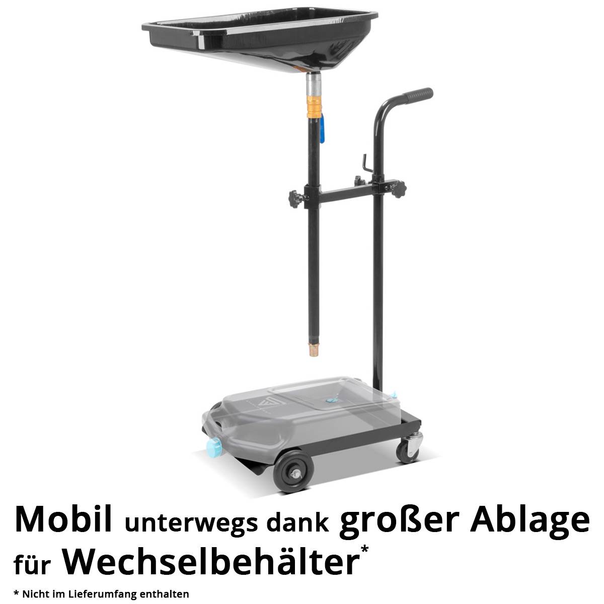 STAHLWERK Ölabscheider Öl Ölauffangwagen Ölablassgerät Ölablasser