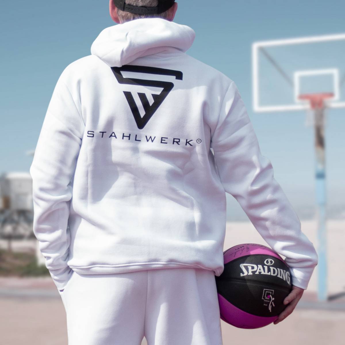 STAHLWERK Hoodie Kapuzenpulli Kapuzenpullover Weiß Größe XXXL