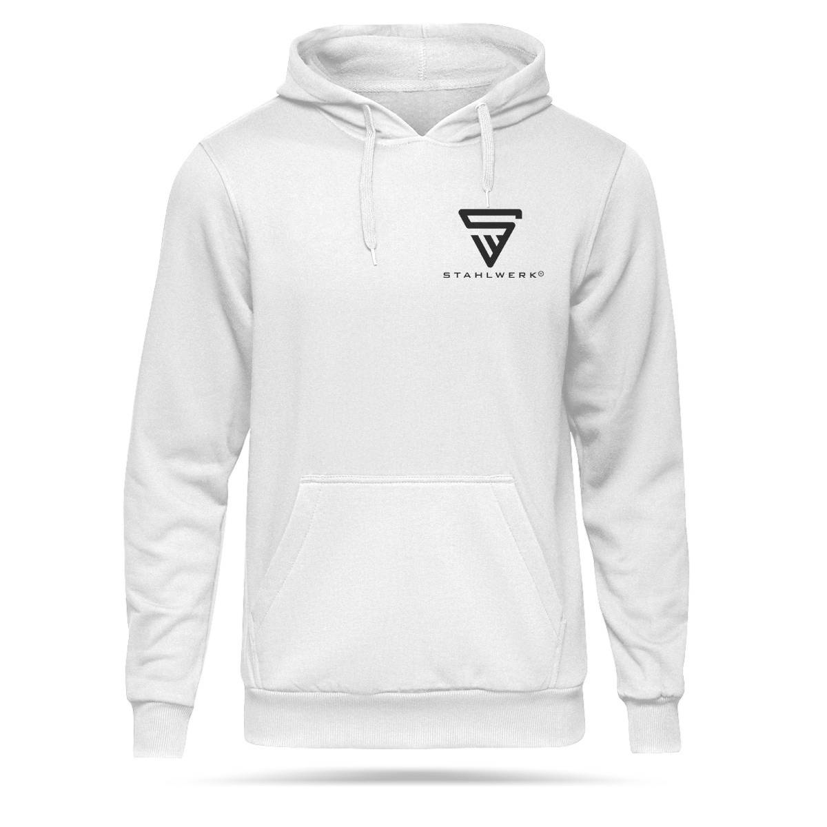 STAHLWERK Hoodie Kapuzenpulli Kapuzenpullover Weiß Größe XXXL