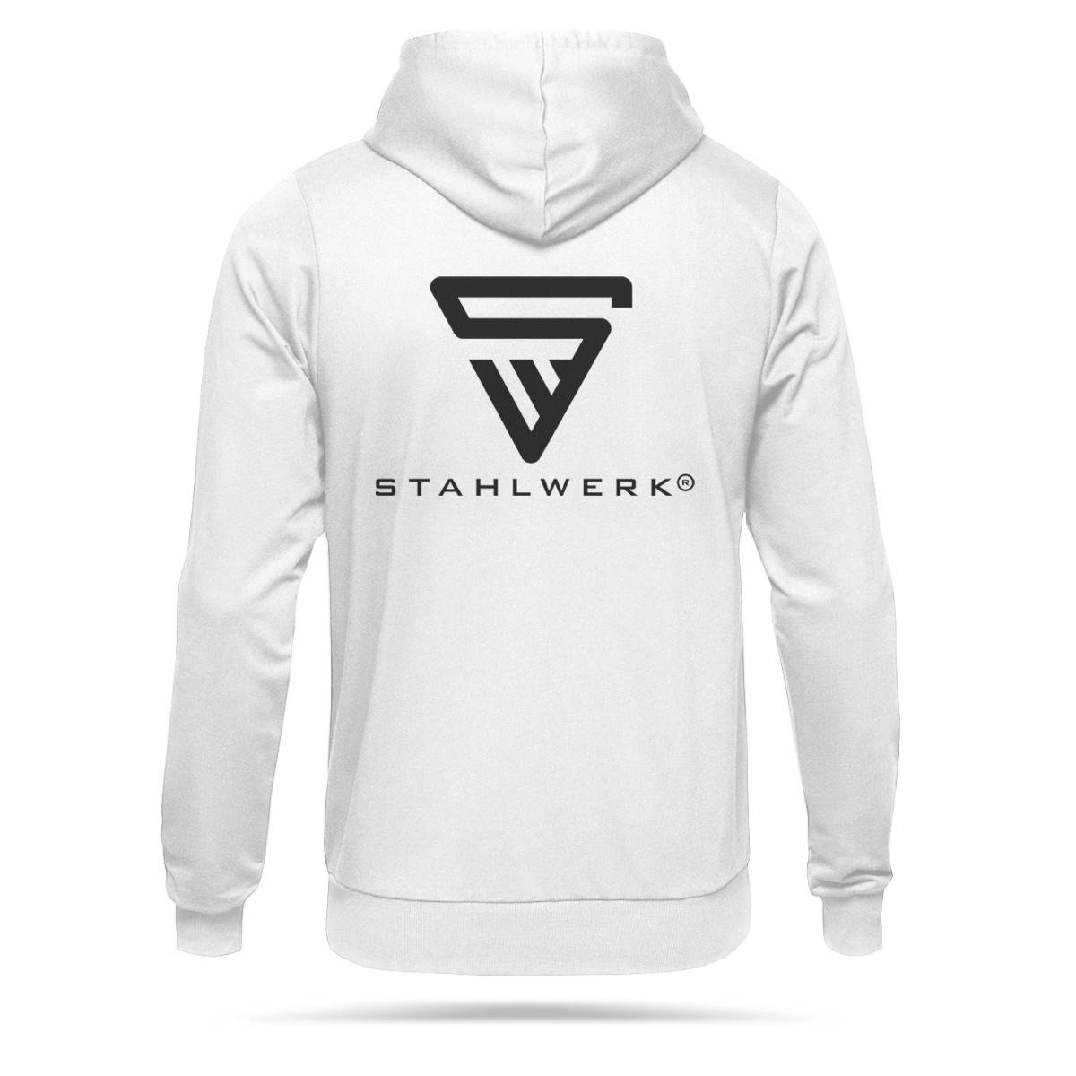 STAHLWERK Hoodie Kapuzenpulli Kapuzenpullover Weiß Größe XXXL