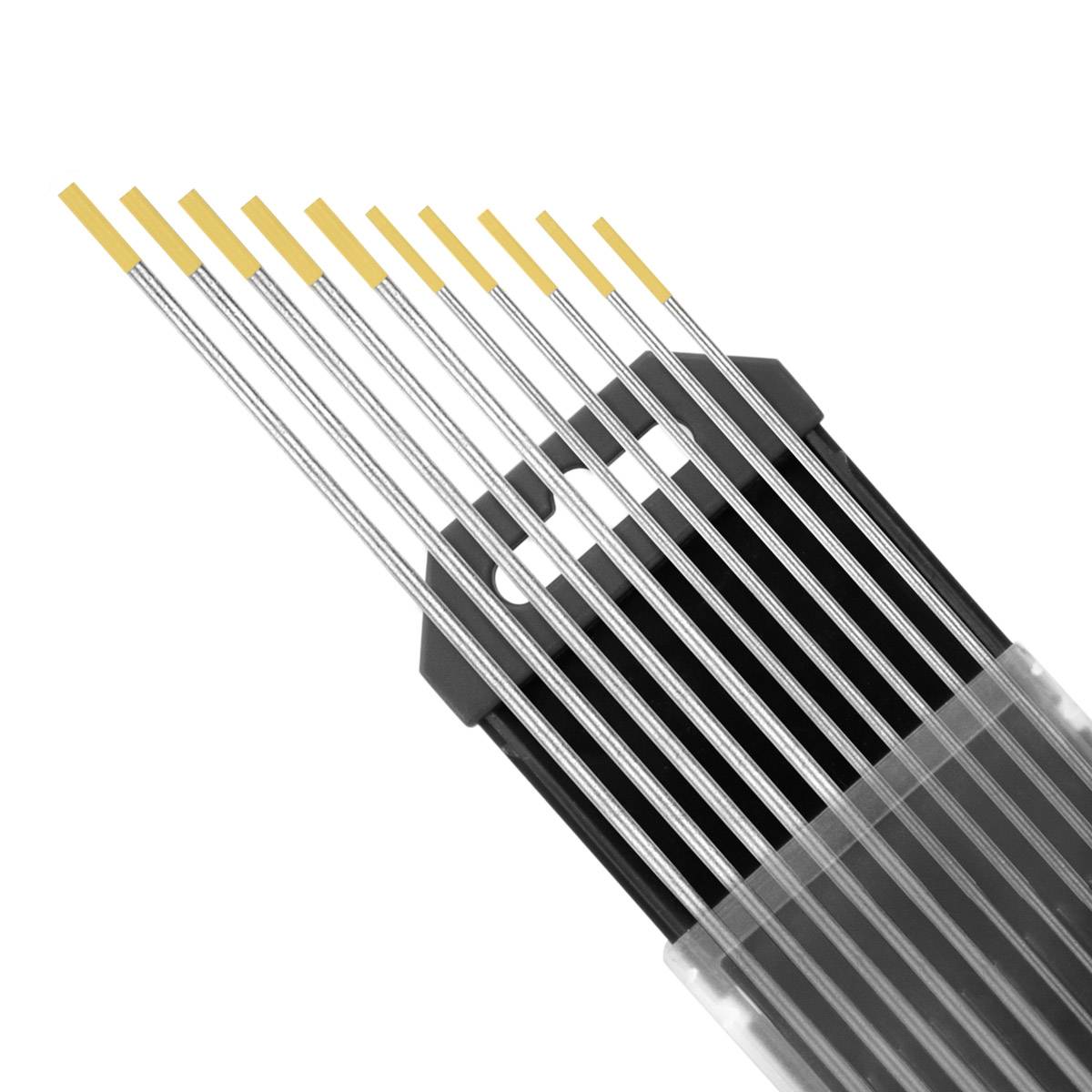 STAHLWERK Wolframelektroden WL15 gold 5 x 1,6 mm + 5 x 2,4 mm