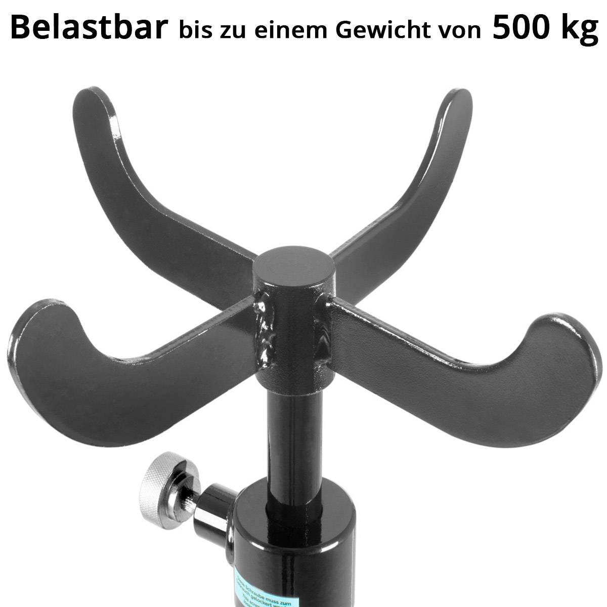 STAHLWERK Hydraulischer Getriebeheber TJ-500 ST belastbar bis zu 500 kg