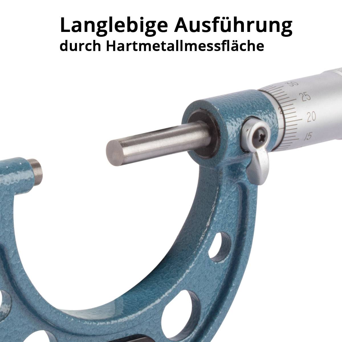STAHLWERK Bügelmessschraube 25-50 mm DIN 863 Mikrometer Messschraube