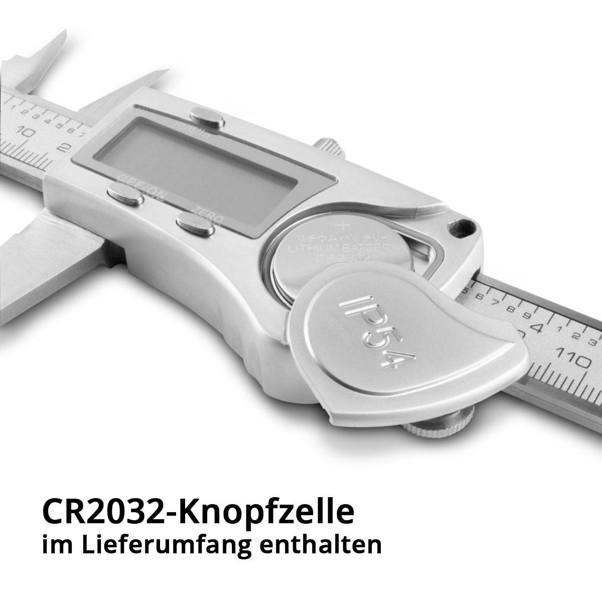 STAHLWERK Digitaler Messschieber DMS-3 ST aus Edelstahl