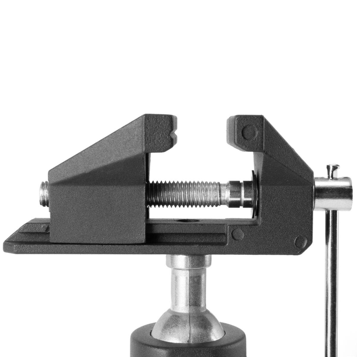 STAHLWERK Tischschraubstock TS-50 ST mit Kugelgelenk