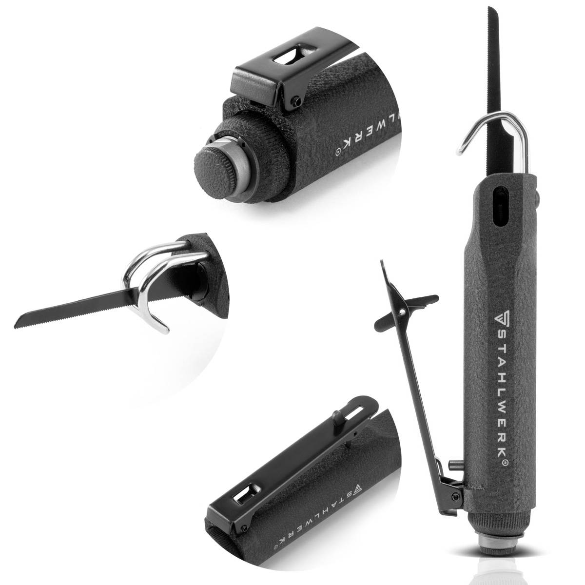 STAHLWERK Mini-Druckluft-Stichsäge DBS-900 ST bis zu 9.000 Hüben/min