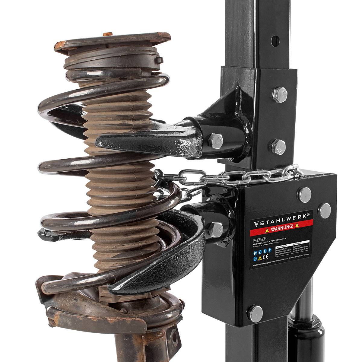 STAHLWERK Hydraulischer Federspanner HSC-820 ST mit 1t Spannkraft