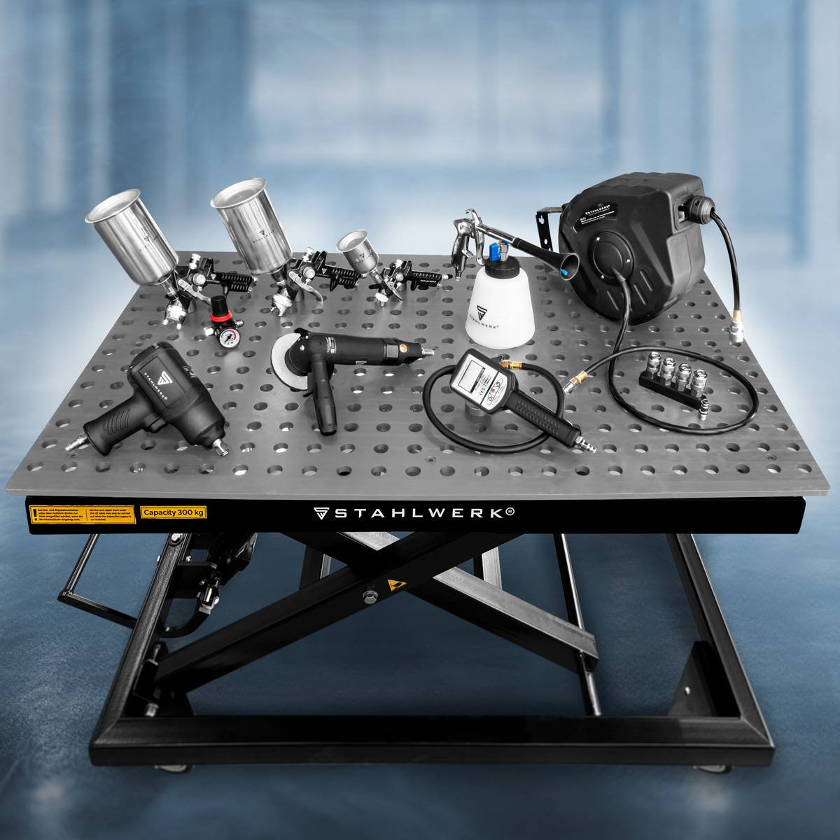 STAHLWERK Kompressor 10 bar 2,1 PS 1,6 kW 210 l/min 30 l Druckluftkompressor