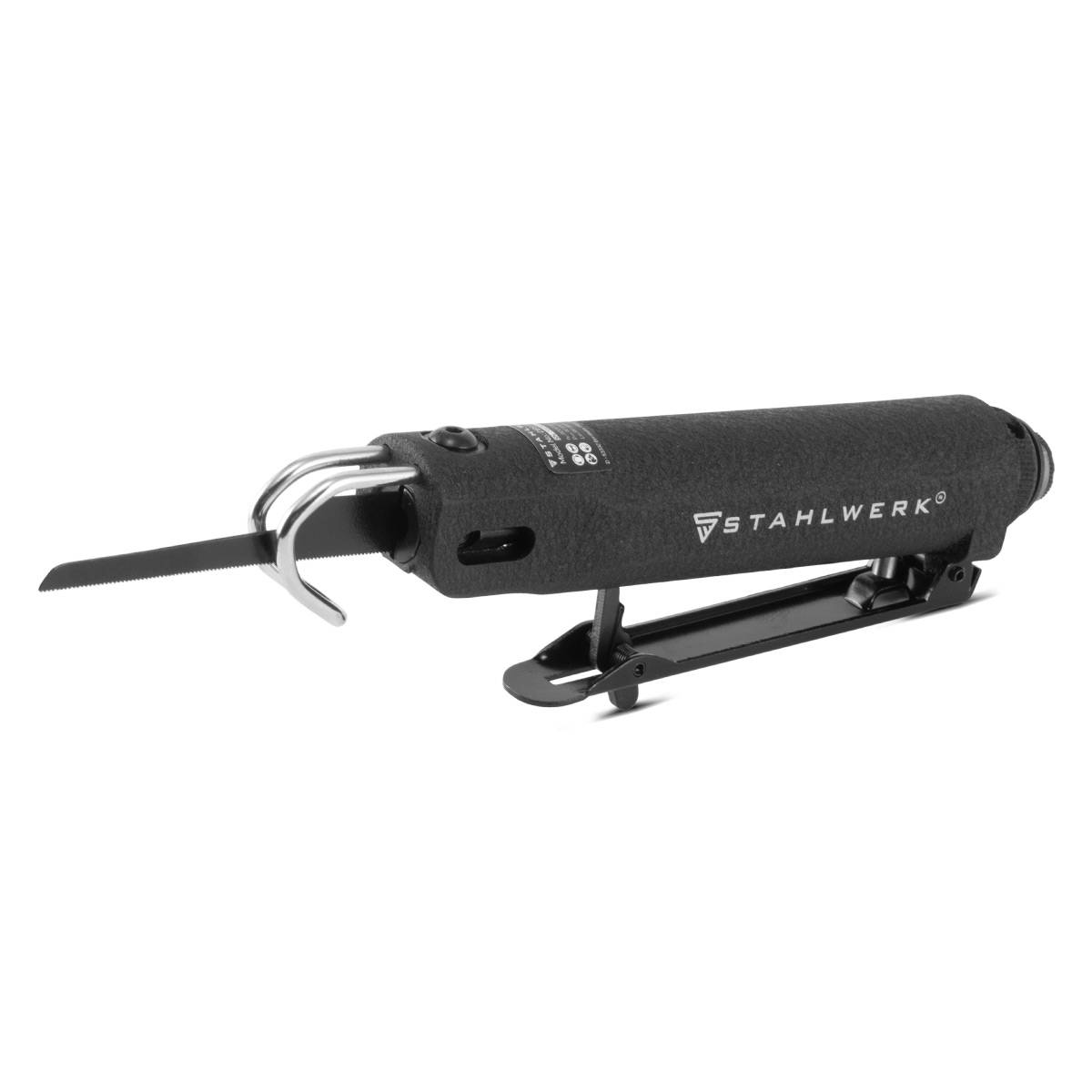 STAHLWERK Druckluftstichsäge DBS-900 ST bis zu 9.000 Hübe/min, 12 Sägeblätter