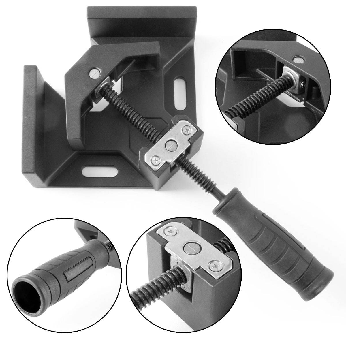 STAHLWERK Winkelklemme WK 95 ST Winkelspanner Alu für Metall, Holz, Kunststoff