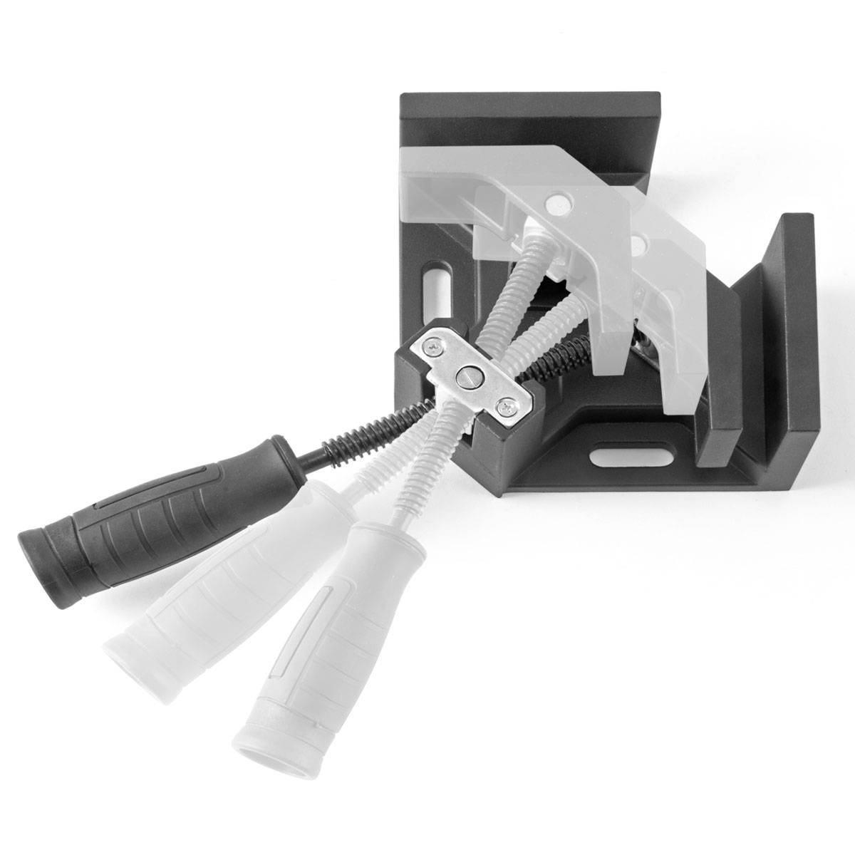 STAHLWERK Winkelklemme WK 95 ST Winkelspanner Alu für Metall, Holz, Kunststoff