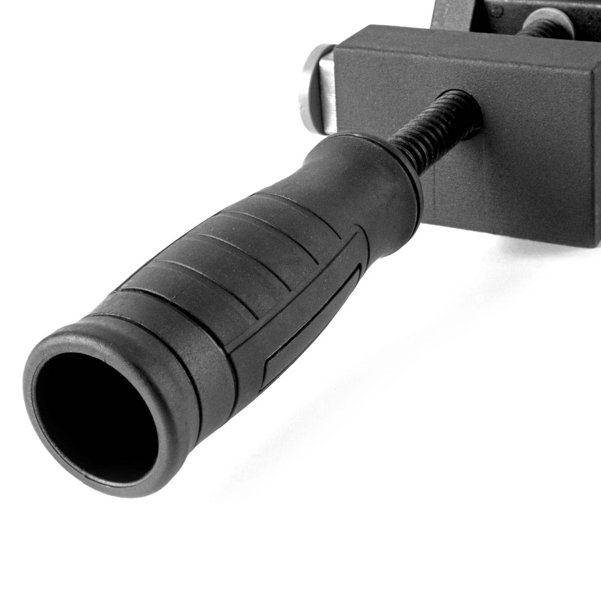 STAHLWERK Doppelgriffwinkelklemme DW 90 ST Eckspanner Gehrungszwinge aus Alu