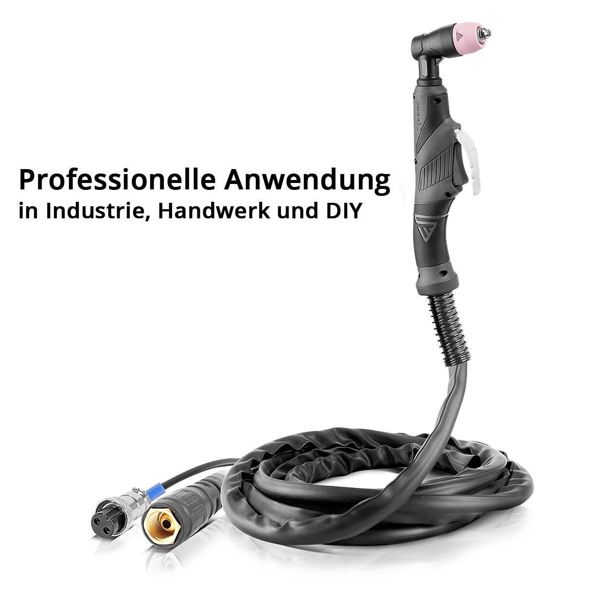 STAHLWERK Plasmaschneidbrenner AG-60 / SG-55 Schlauchpaket 8 Meter bis 70A