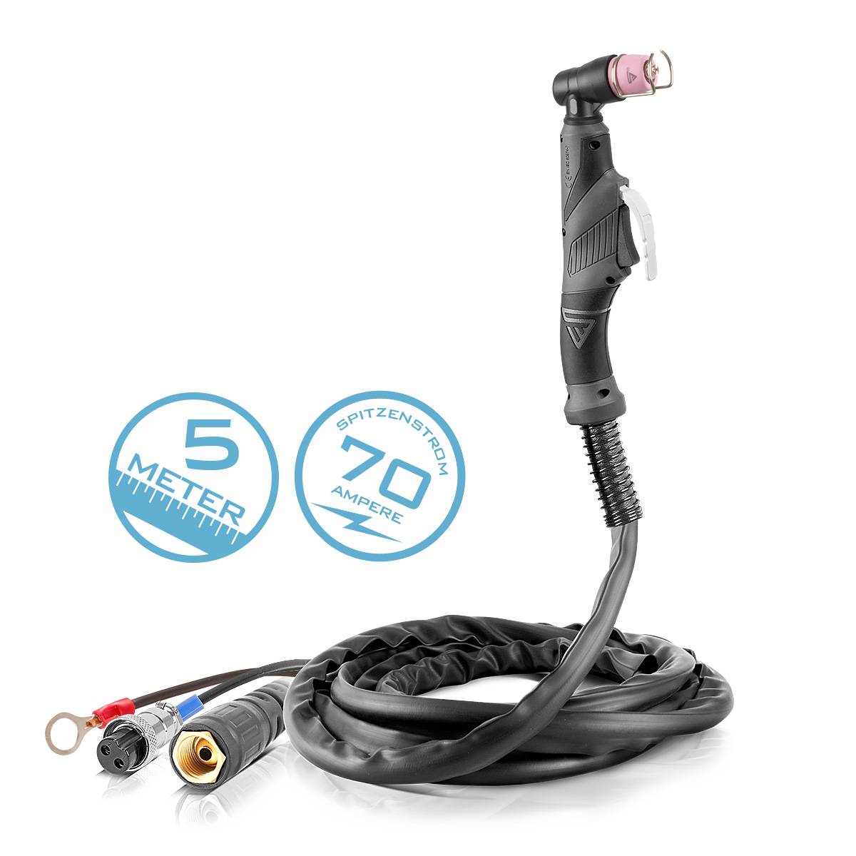 STAHLWERK Plasmaschneidbrenner P-60 mit 5m Schlauchpaket